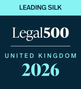 Image highligting Tana Adkin KC's leading status in the Legal 500 directory